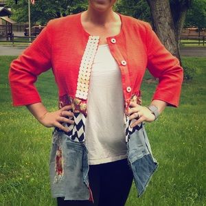 Upcycled Shabby Chic Jacket